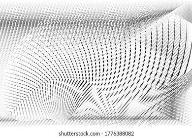 Abstract halftone dots and lines light background, geometric dynamic pattern, vector modern design texture for card, cover, poster, decoration.