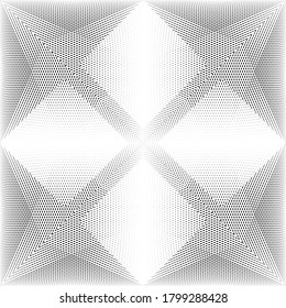 Abstract halftone dots and lines light background, geometric seamless pattern, vector modern design texture.