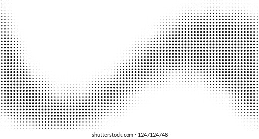 Abstract halftone dots. Minimal geometric background.  Vector illustration . Halftone dots pattern.