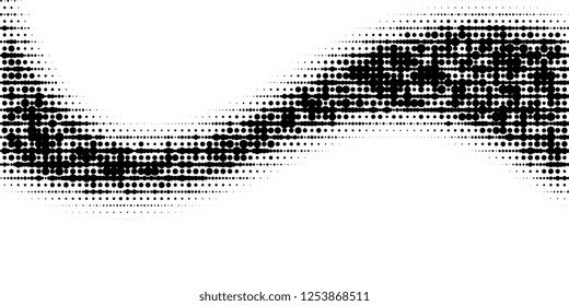 Abstract halftone dots. Minimal geometric background.  Vector illustration . Halftone dots pattern.