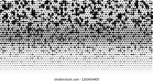 Abstract halftone dots. Minimal geometric background.  Vector illustration . Halftone dots pattern.