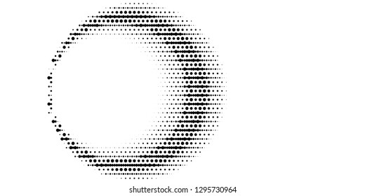 Abstract halftone dots. Minimal geometric background.  Vector illustration . Halftone dots pattern.