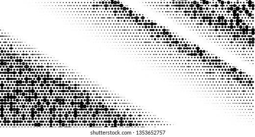 Abstract halftone dots. Minimal geometric background.  Vector illustration . Halftone dots pattern.