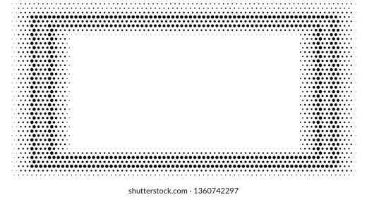 Abstract halftone dots. Minimal geometric background.  Vector illustration . Halftone dots pattern.
