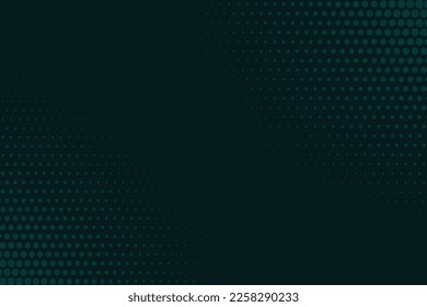 Resumen de puntos de medio tono.  Puntos sobre fondo verde oscuro.