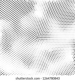 Abstract halftone dots. Halftone dots pattern. Black and white minimal abstract background.