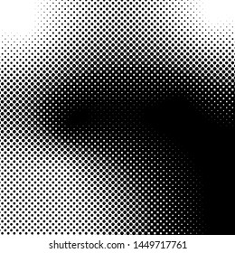 Abstract halftone dots pattern vector illustration