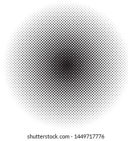 Abstract halftone dots pattern vector illustration
