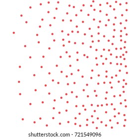 Abstract Halftone dots. Pink dots on white background. Engraving Pattern For Your Design. Vector Dotwork Illustration.