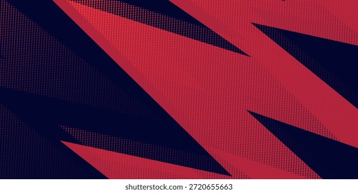 Halftone puntos color rojo