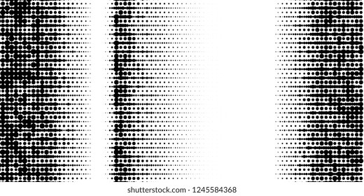 Abstract halftone dots. Vector illustration . Minimal geometric background.  Halftone dots pattern.