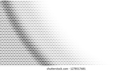 Abstract halftone dots. Vector illustration . Minimal geometric background.  Halftone dots pattern.