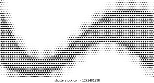 Abstract halftone dots. Vector illustration . Minimal geometric background.  Halftone dots pattern.