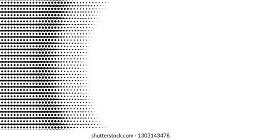 Abstract halftone dots. Vector illustration . Minimal geometric background.  Halftone dots pattern.