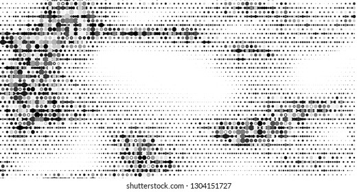 Abstract halftone dots. Vector illustration . Minimal geometric background.  Halftone dots pattern.