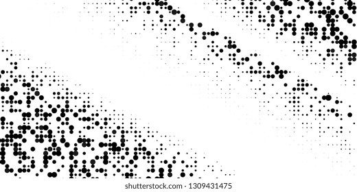 Abstract halftone dots. Vector illustration . Minimal geometric background.  Halftone dots pattern.