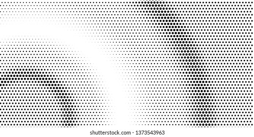 Abstract halftone dots. Vector illustration . Minimal geometric background.  Halftone dots pattern.