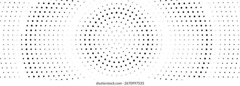 Abstractas telón de fondo de onda de puntos de semitono con gradiente circular monocromo patrón mínimo textura geométrica diseño de malla de arte óptico para Anuncios carteles Web y presentaciones