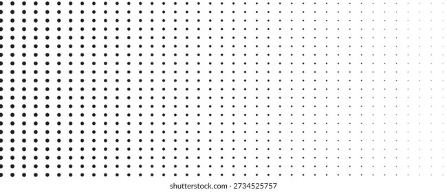 Abstrakter gepunkteter Hintergrund. Schwarzer Punktmuster-Vektor. Rastertextur mit Punktdruck. Schwarz-Weiß-Siegergrafik

