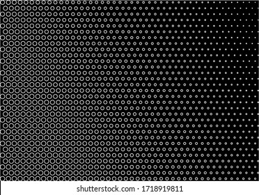 Abstract halftone dotted background design in pop art style
