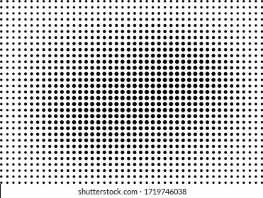 Abstract halftone dotted background design in pop art style