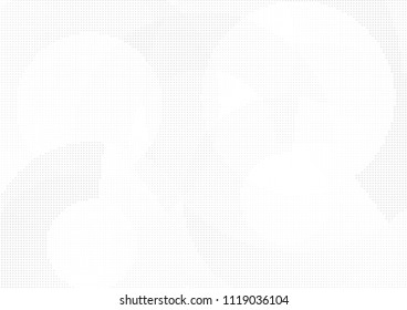 Abstract halftone dotted background. Futuristic grunge pattern, dot, circles, shadow.  Gray modern optical pop art texture for posters, sites, business cards, cover, labels mock-up, vintage stickers