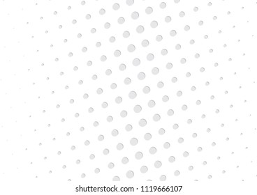 Abstract halftone dotted background. Futuristic grunge pattern, dot, circles, shadow.  Gray modern optical pop art texture for posters, sites, business cards, cover, labels mock-up, vintage stickers