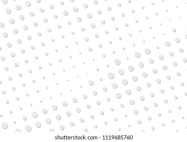 Abstract halftone dotted background. Futuristic grunge pattern, dot, circles, shadow.  Gray modern optical pop art texture for posters, sites, business cards, cover, labels mock-up, vintage stickers