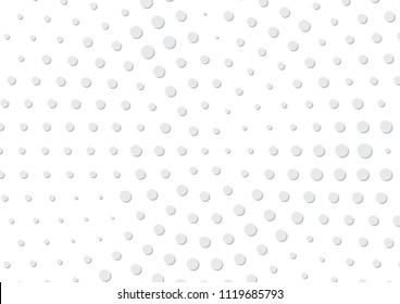 Abstract halftone dotted background. Futuristic grunge pattern, dot, circles, shadow.  Gray modern optical pop art texture for posters, sites, business cards, cover, labels mock-up, vintage stickers