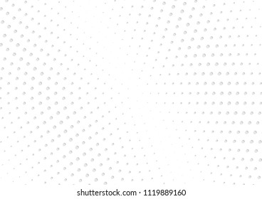 Abstract halftone dotted background. Futuristic grunge pattern, dot, circles, shadow.  Gray modern optical pop art texture for posters, sites, business cards, cover, labels mock-up, vintage stickers