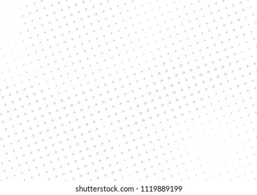 Abstract halftone dotted background. Futuristic grunge pattern, dot, circles, shadow.  Gray modern optical pop art texture for posters, sites, business cards, cover, labels mock-up, vintage stickers