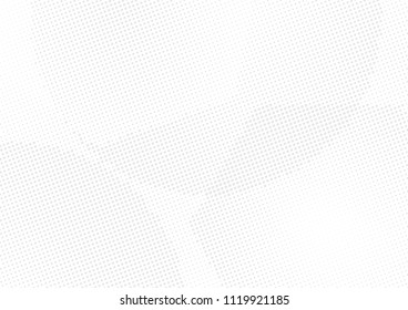 Abstract halftone dotted background. Futuristic grunge pattern, dot, circles, shadow.  Gray modern optical pop art texture for posters, sites, business cards, cover, labels mock-up, vintage stickers