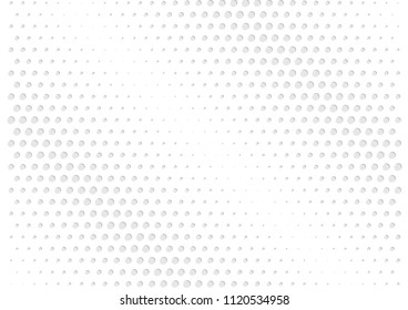 Abstract halftone dotted background. Futuristic grunge pattern, dot, circles, shadow.  Gray modern optical pop art texture for posters, sites, business cards, cover, labels mock-up, vintage stickers