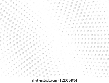 Abstract halftone dotted background. Futuristic grunge pattern, dot, circles, shadow.  Gray modern optical pop art texture for posters, sites, business cards, cover, labels mock-up, vintage stickers