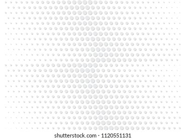 Abstract halftone dotted background. Futuristic grunge pattern, dot, circles, shadow.  Gray modern optical pop art texture for posters, sites, business cards, cover, labels mock-up, vintage stickers