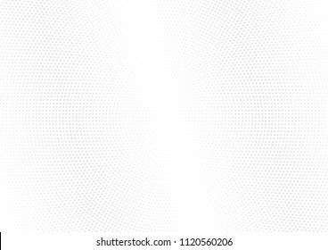 Abstract halftone dotted background. Futuristic grunge pattern, dot, circles, shadow.  Gray modern optical pop art texture for posters, sites, business cards, cover, labels mock-up, vintage stickers