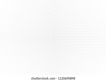 Abstract halftone dotted background. Futuristic grunge pattern, dot, circles, shadow.  Gray modern optical pop art texture for posters, sites, business cards, cover, labels mock-up, vintage stickers