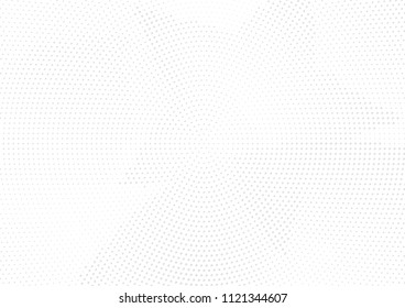 Abstract halftone dotted background. Futuristic grunge pattern, dot, circles, shadow.  Gray modern optical pop art texture for posters, sites, business cards, cover, labels mock-up, vintage stickers