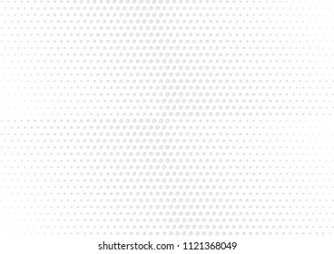 Abstract halftone dotted background. Futuristic grunge pattern, dot, circles, shadow.  Gray modern optical pop art texture for posters, sites, business cards, cover, labels mock-up, vintage stickers