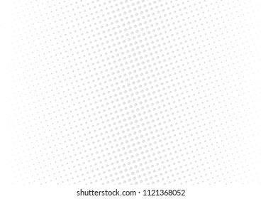 Abstract halftone dotted background. Futuristic grunge pattern, dot, circles, shadow.  Gray modern optical pop art texture for posters, sites, business cards, cover, labels mock-up, vintage stickers