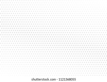 Abstract halftone dotted background. Futuristic grunge pattern, dot, circles, shadow.  Gray modern optical pop art texture for posters, sites, business cards, cover, labels mock-up, vintage stickers