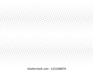 Abstract halftone dotted background. Futuristic grunge pattern, dot, circles, shadow.  Gray modern optical pop art texture for posters, sites, business cards, cover, labels mock-up, vintage stickers