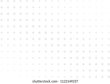 Abstract halftone dotted background. Futuristic grunge pattern, star, circles, shadow.  Gray modern optical pop art texture for posters, sites, business cards, cover, labels mock-up, vintage stickers
