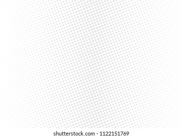 Abstract halftone dotted background. Futuristic grunge pattern, dot, circles, shadow.  Gray modern optical pop art texture for posters, sites, business cards, cover, labels mock-up, vintage stickers