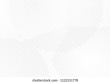 Abstract halftone dotted background. Futuristic grunge pattern, dot, circles, shadow.  Gray modern optical pop art texture for posters, sites, business cards, cover, labels mock-up, vintage stickers