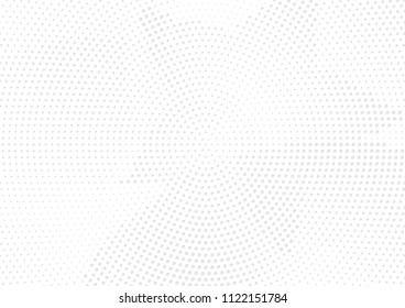 Abstract halftone dotted background. Futuristic grunge pattern, dot, circles, shadow.  Gray modern optical pop art texture for posters, sites, business cards, cover, labels mock-up, vintage stickers