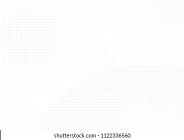 Abstract halftone dotted background. Futuristic grunge pattern, dot, circles, shadow.  Gray modern optical pop art texture for posters, sites, business cards, cover, labels mock-up, vintage stickers