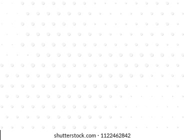 Abstract halftone dotted background. Futuristic grunge pattern, dot, circles, shadow.  Gray modern optical pop art texture for posters, sites, business cards, cover, labels mock-up, vintage stickers