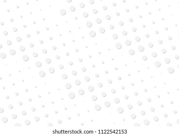 Abstract halftone dotted background. Futuristic grunge pattern, dot, circles, shadow.  Gray modern optical pop art texture for posters, sites, business cards, cover, labels mock-up, vintage stickers