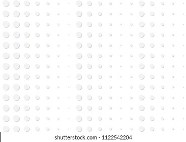 Abstract halftone dotted background. Futuristic grunge pattern, dot, circles, shadow.  Gray modern optical pop art texture for posters, sites, business cards, cover, labels mock-up, vintage stickers